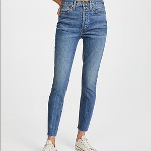 Re/ Done High Waisted Skinny Jeans